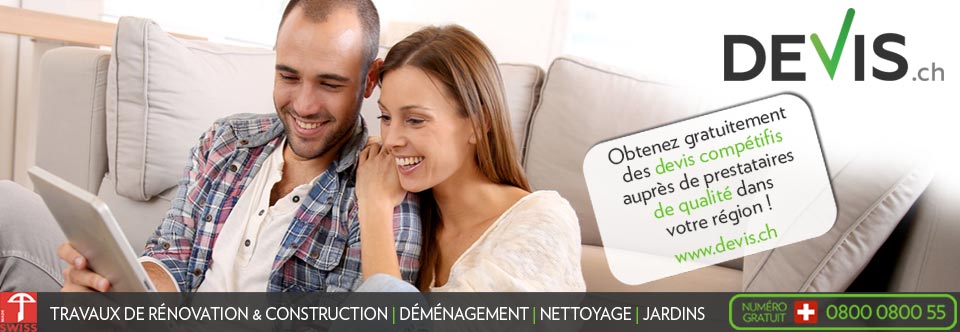 Devis.ch - Obtenez gratuitement des devis compétitifs auprès de prestataires sélectionnés dans votre région